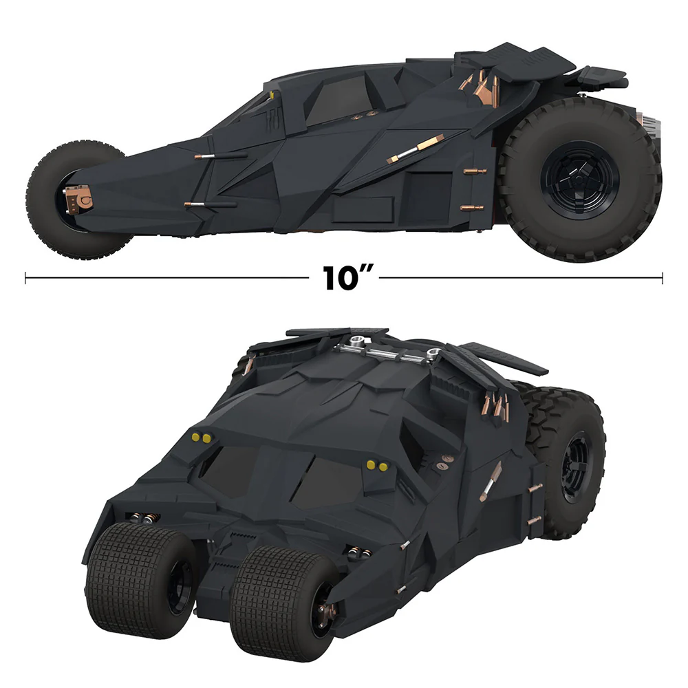 THE DARK KNIGHT TRILOGY Batmobile Tumbler Super Cyborg Collectible Figure