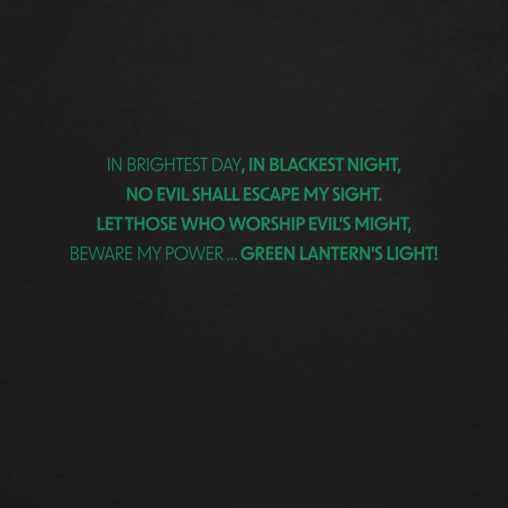 GREEN LANTERN Oath T-shirt