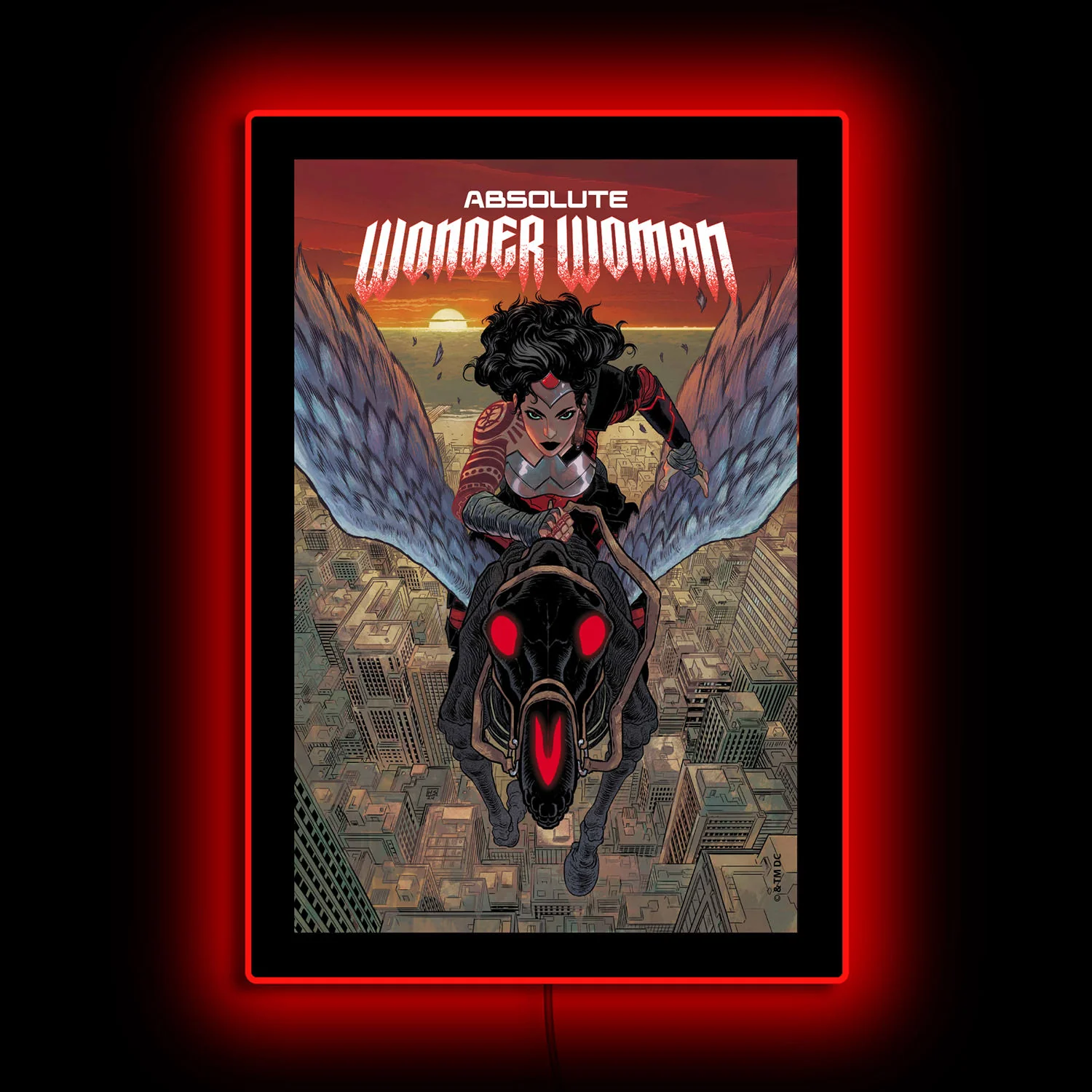 ABSOLUTE WONDER WOMAN LED Brandlite Wall Light