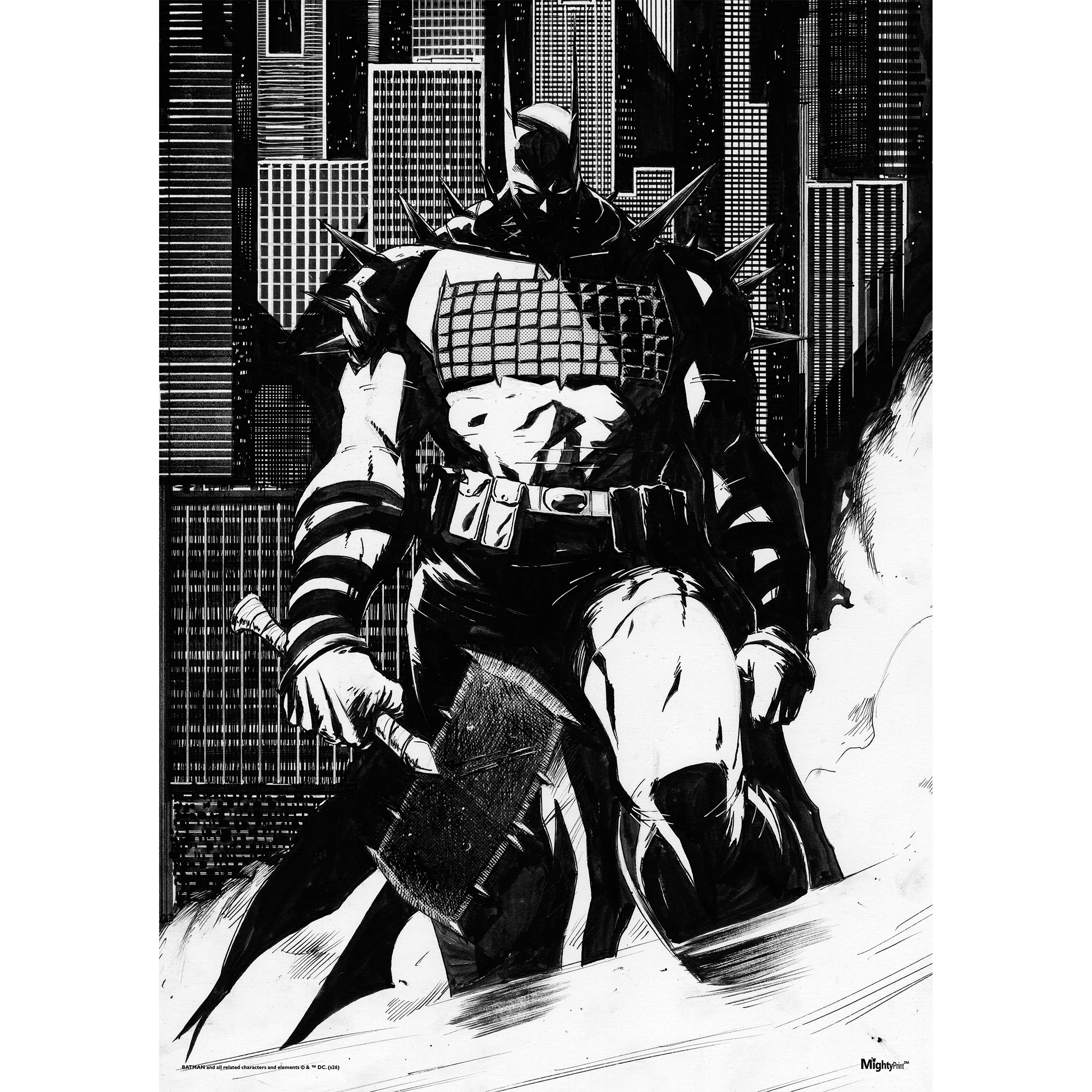 ABSOLUTE BATMAN Black & White MightyPrint™ Wall Art