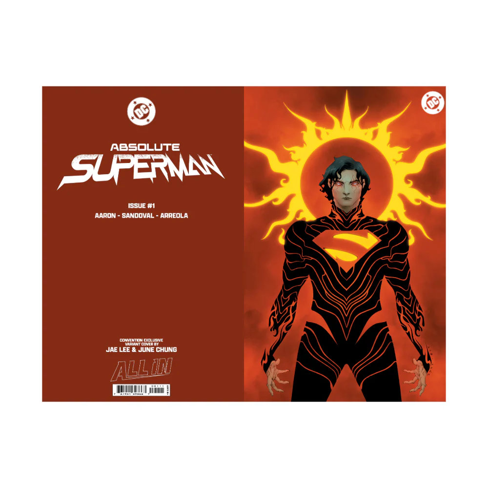 ABSOLUTE SUPERMAN # 1 Foil Variant Cover by Jae Lee