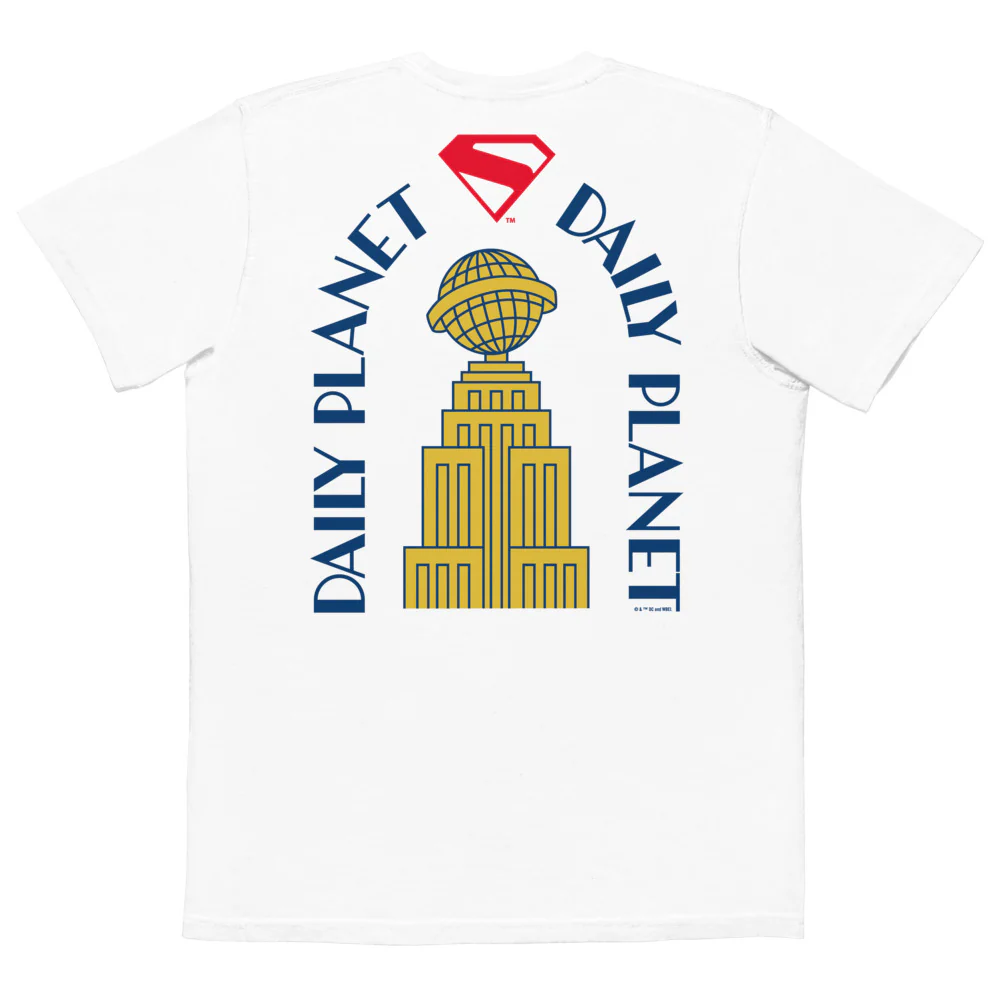 SUPERMAN (2025 Movie) Daily Planet Comfort Colors Pocket T-Shirt