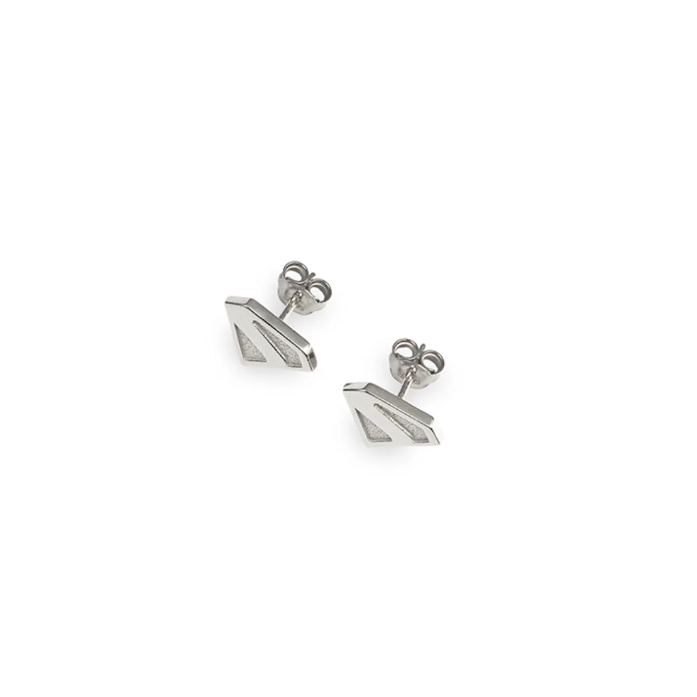 SUPERMAN (2025 Movie) S-Shield Sterling Silver Earrings