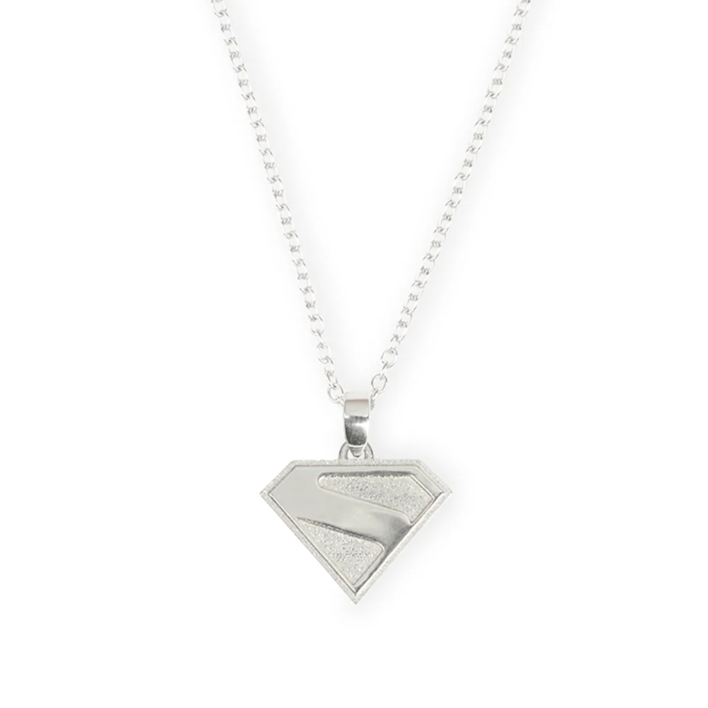 SUPERMAN (2025 Movie) S-Shield Sterling Silver Necklace