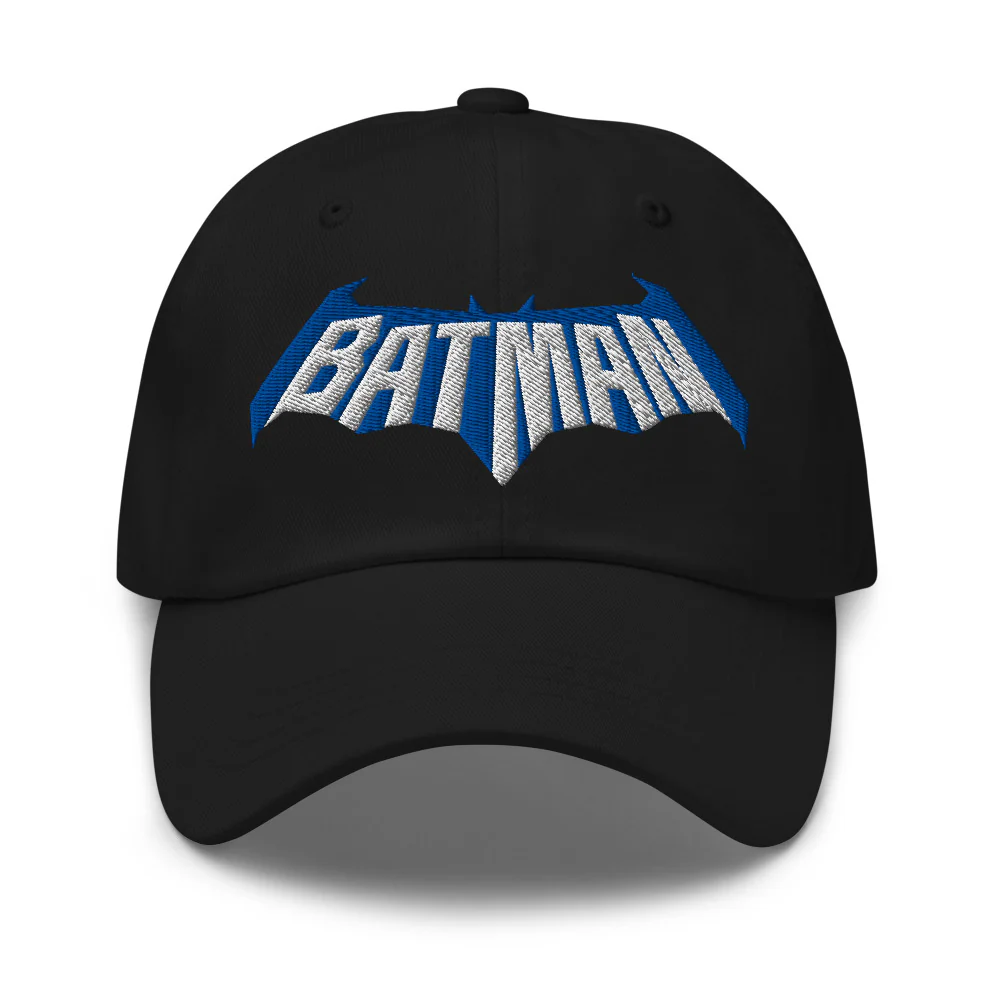 BATMAN #1 Comic Logo Embroidered Dad Hat