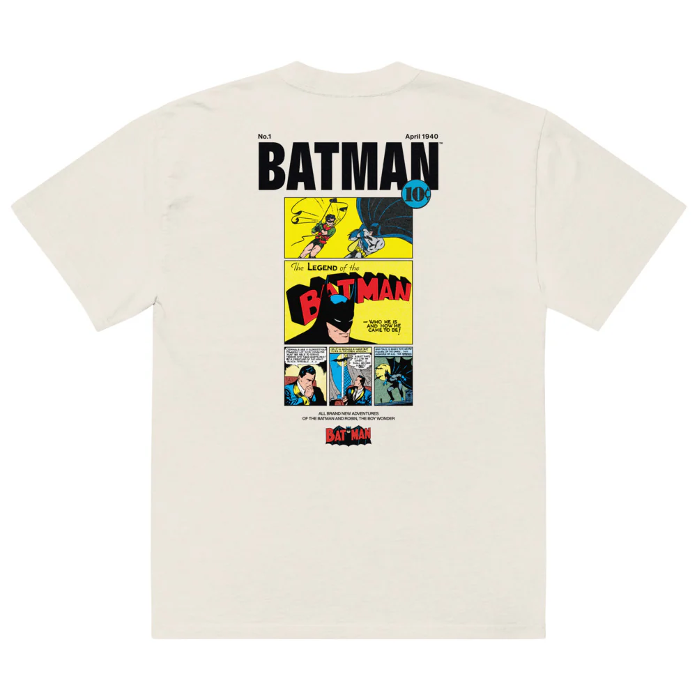 BATMAN Est. 1939 Oversized Faded T-Shirt
