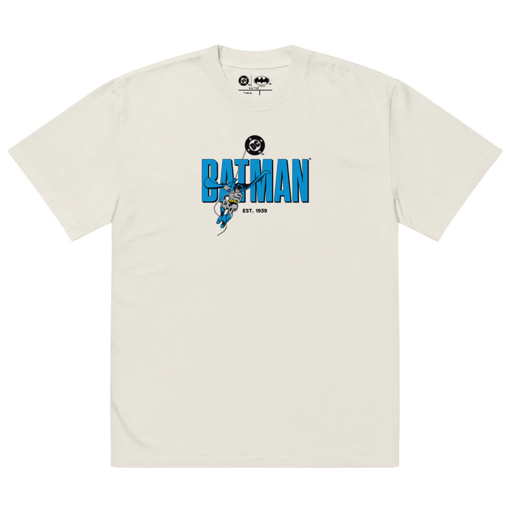 BATMAN Est. 1939 Oversized Faded T-Shirt