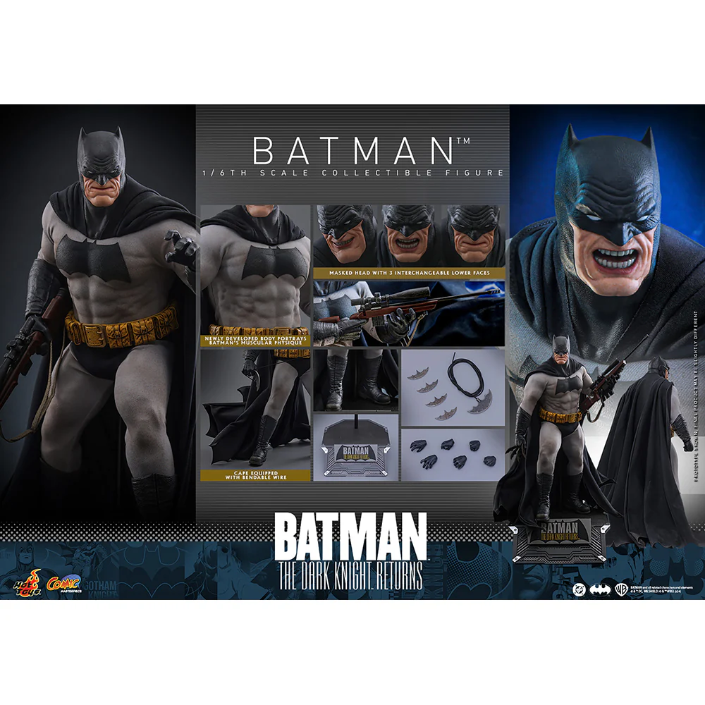BATMAN: THE DARK KNIGHT RETURNS Batman Sixth Scale Figure by Hot Toys
