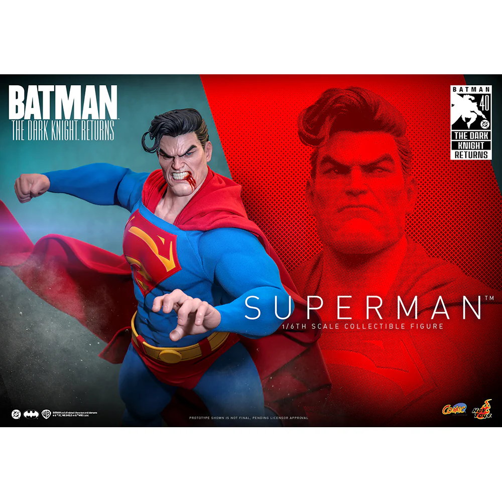 BATMAN: THE DARK KNIGHT RETURNS Superman Sixth Scale Figure by Hot Toys