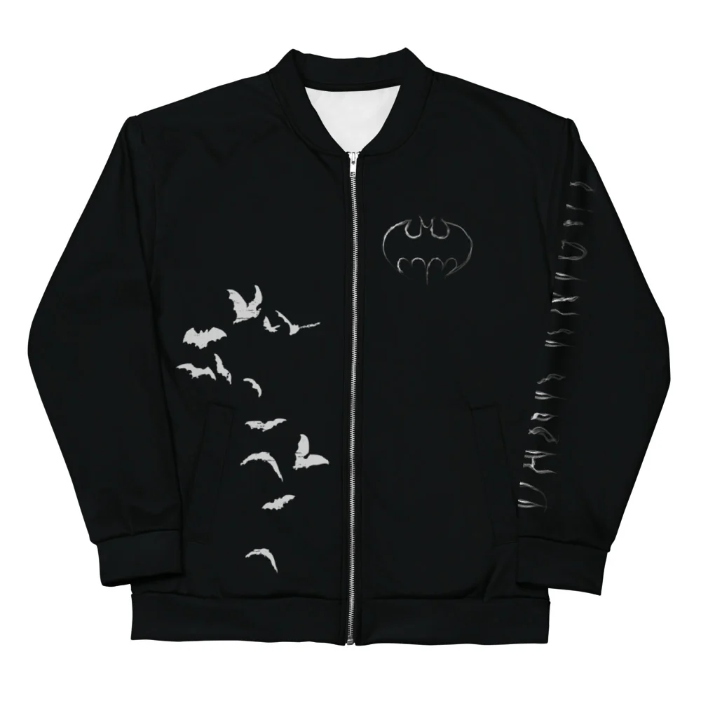 BATMAN Monochrome Knight Bomber Jacket