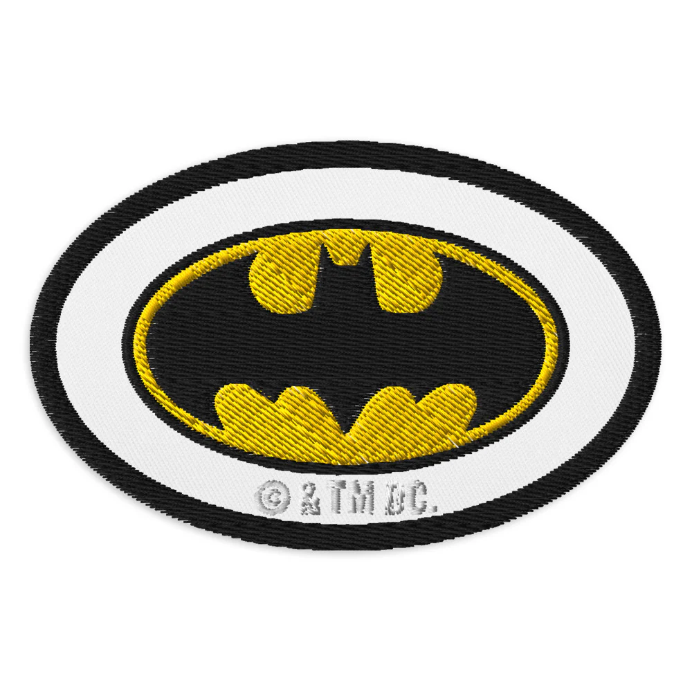 Batman Patch with the Official Embroidered Logo