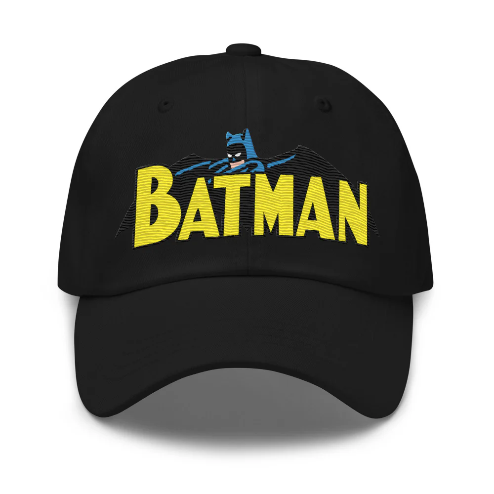 BATMAN Silver Age Logo Embroidered Dad Hat