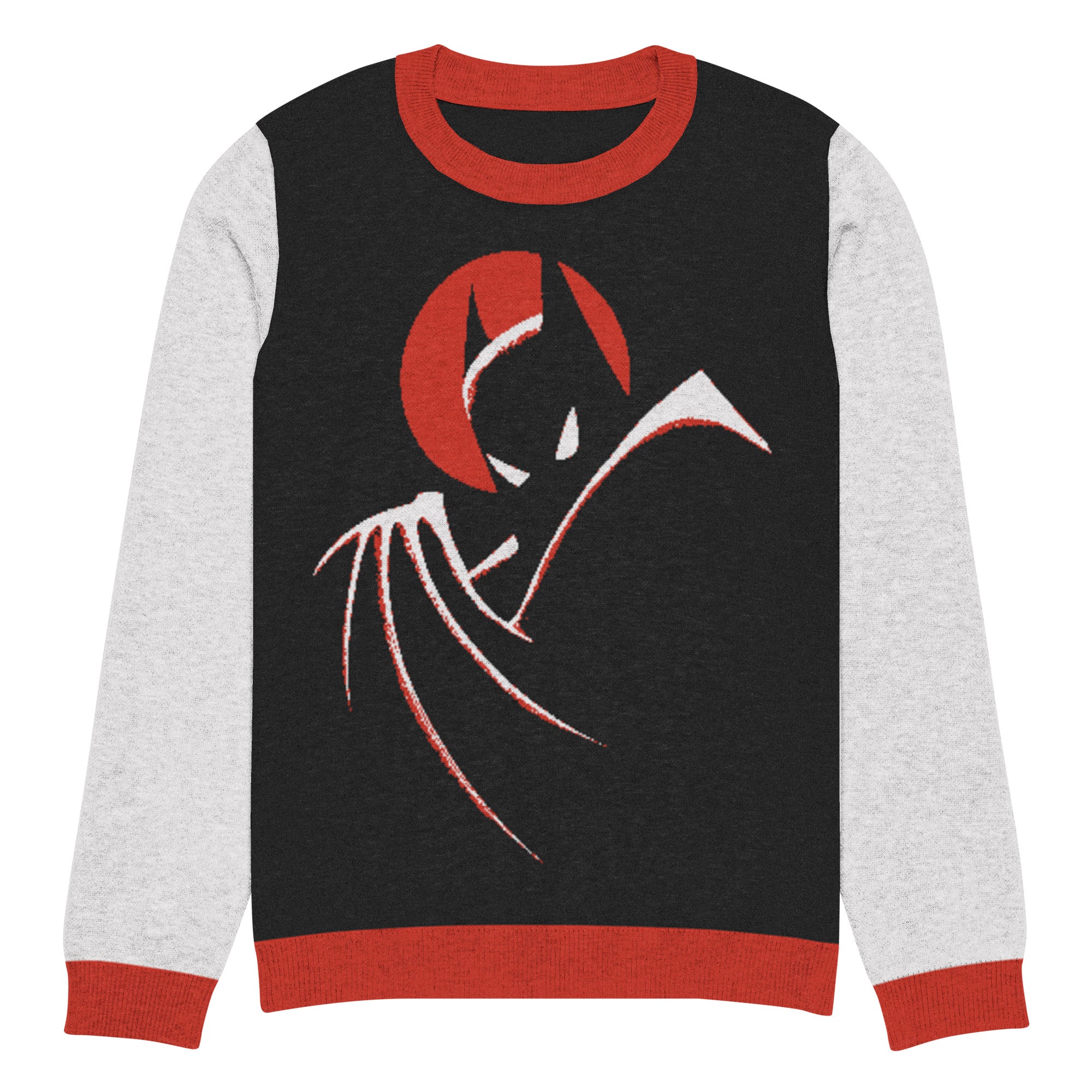 2502-batman-the-animated-series-classic-fit-knitted-crew-neck-sweater-1.jpg BATMAN: THE ANIMATED SERIES Classic Fit Knitted Crew Neck Sweater