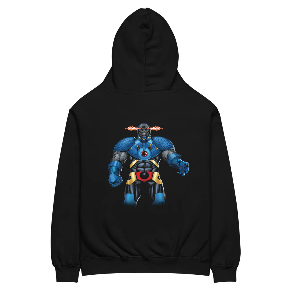 DARKSEID Embroidered Oversized Hoodie "Dark Lord"