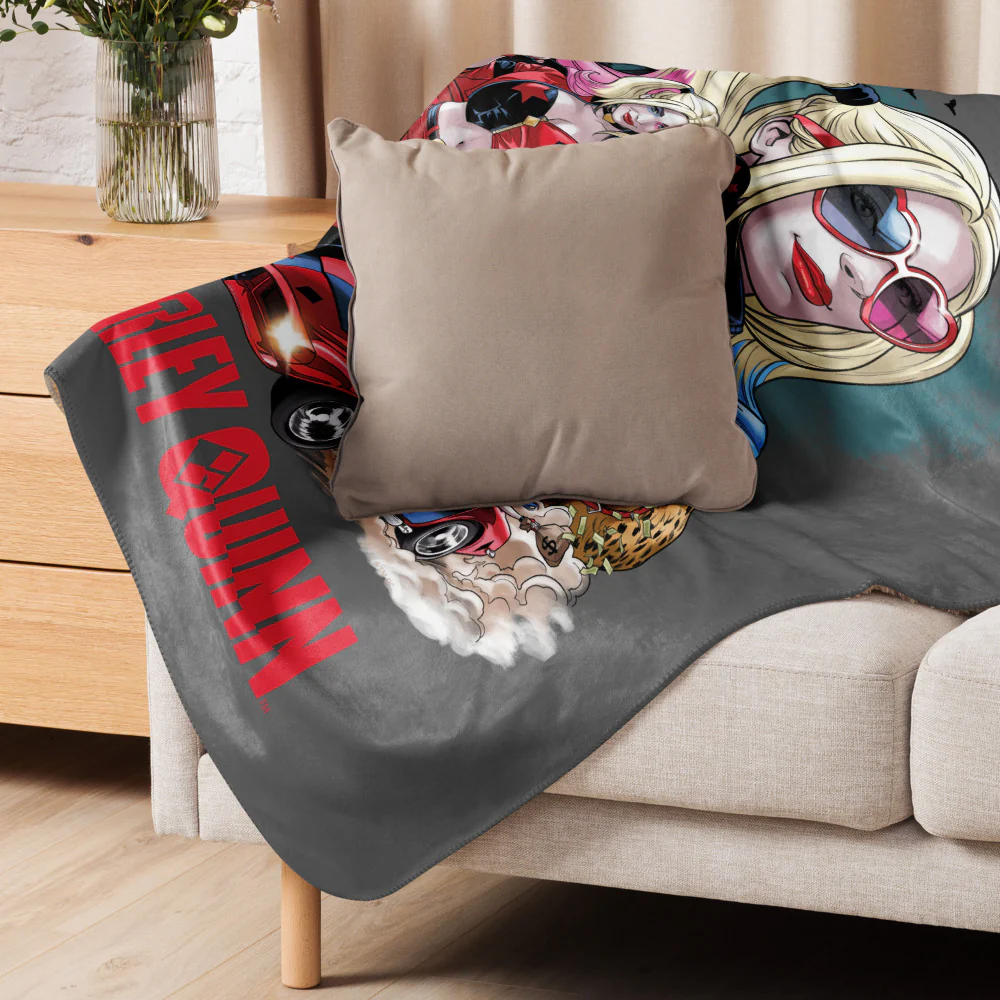2876-harley-quinn-top-billing-sherpa-blanket-7.webp HARLEY QUINN Top Billing Sherpa Blanket