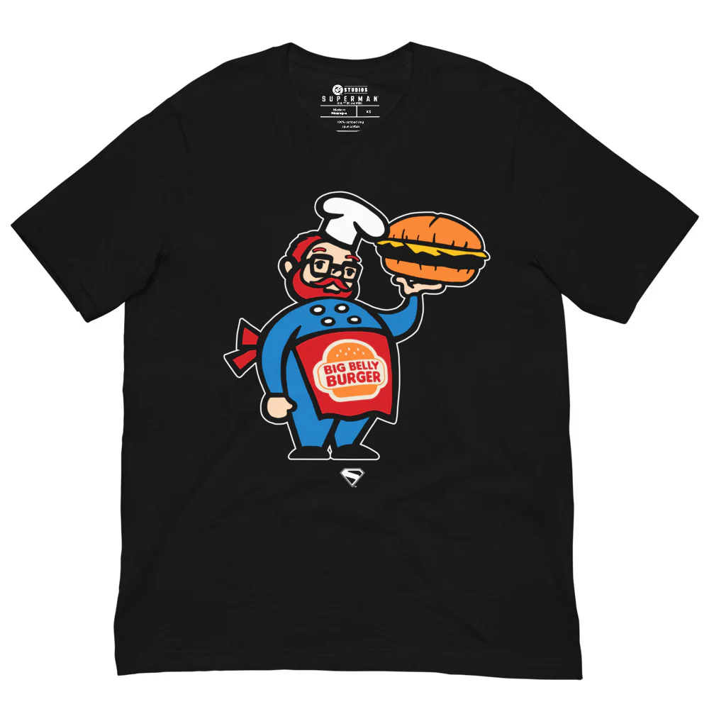 SUPERMAN (2025 Movie) Big Belly Burger T-Shirt