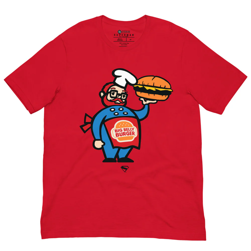 SUPERMAN (2025 Movie) Big Belly Burger T-Shirt