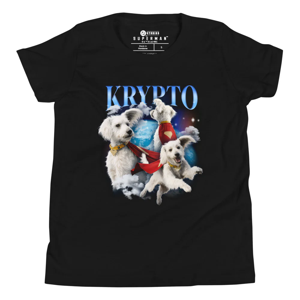 SUPERMAN (2025 Movie) Krypto Heartthrob Youth T-Shirt