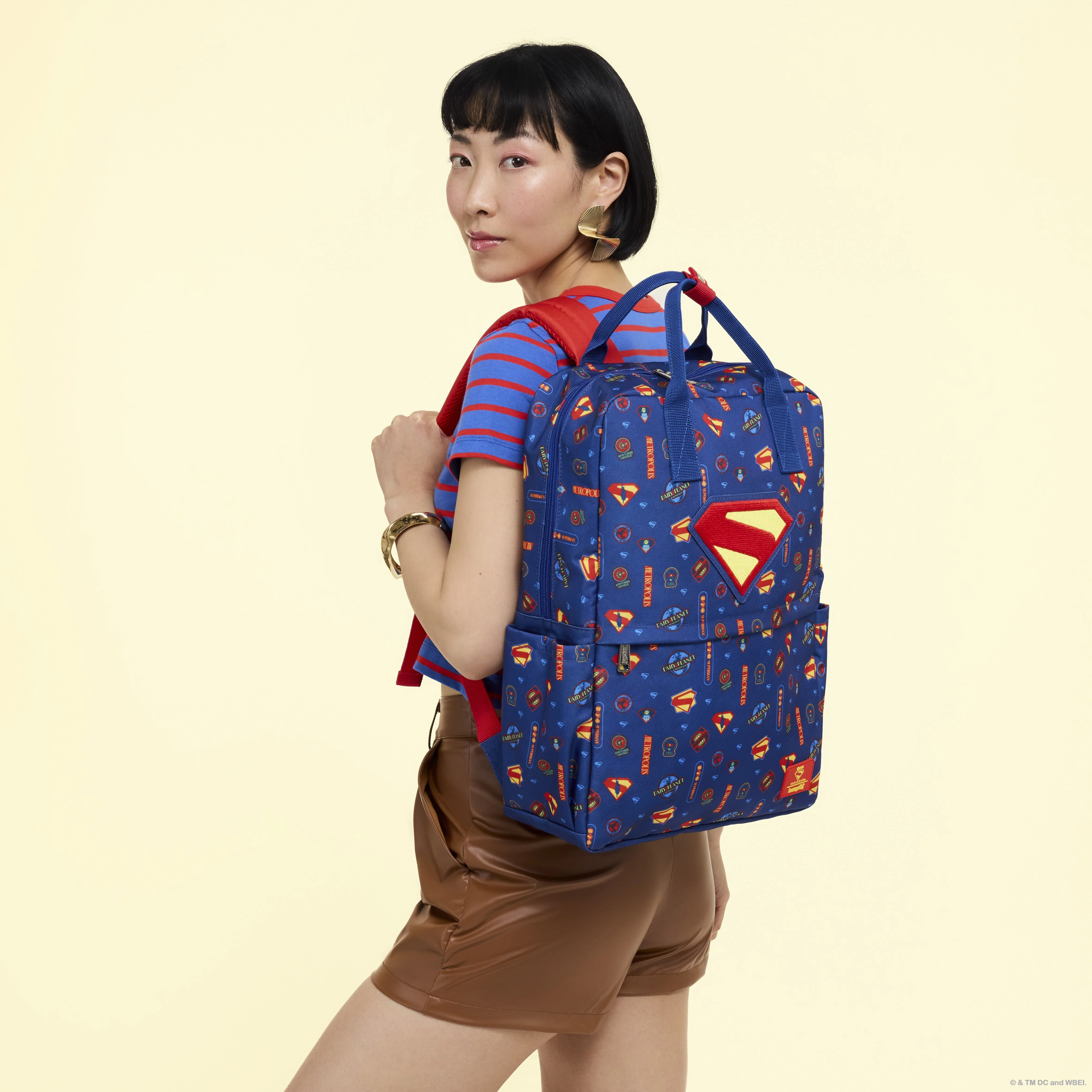 SUPERMAN (2025 Movie) Nylon Full-size Backpack