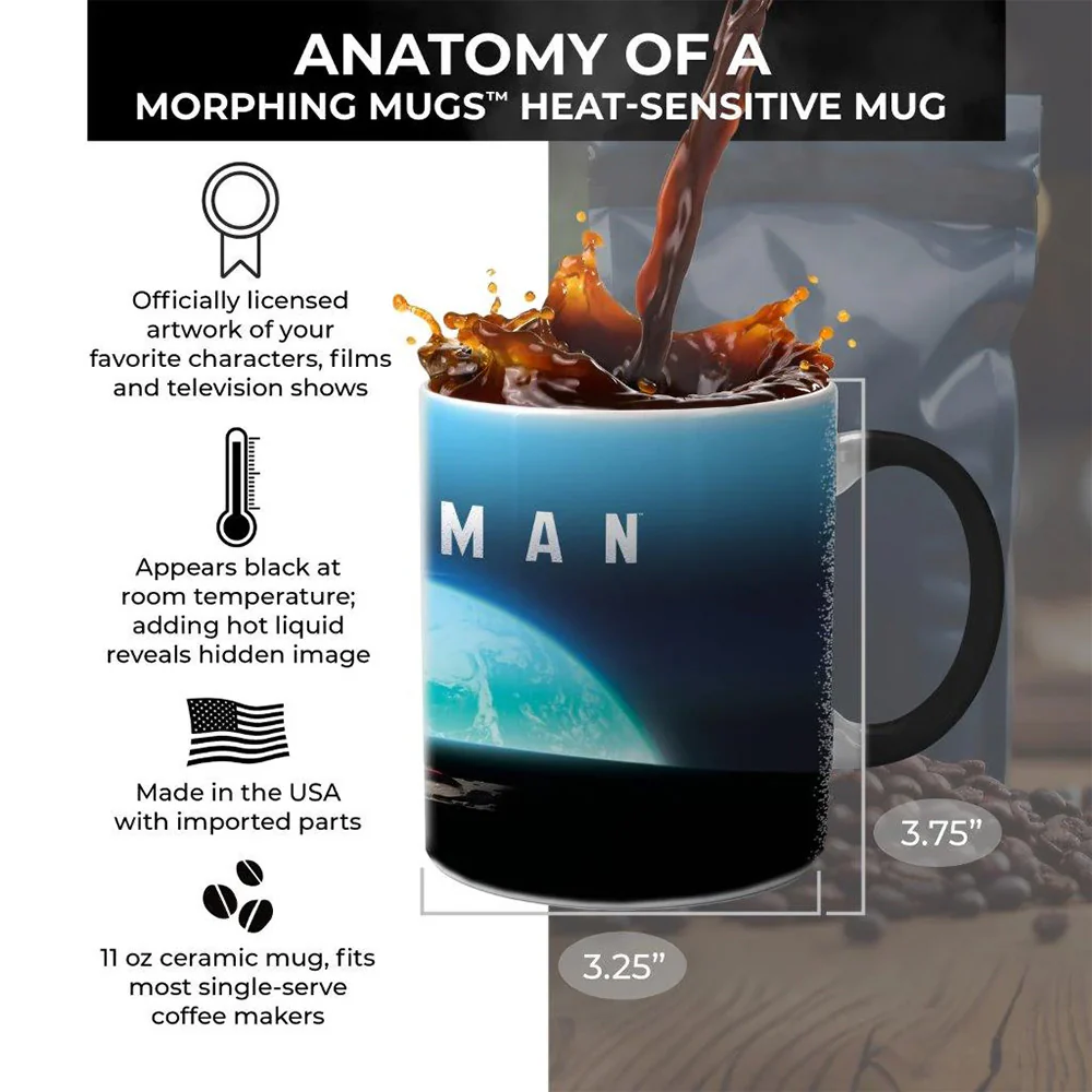 SUPERMAN (2025 Movie) Superman & Krypto Morphing Mugs® Heat-Sensitive Mug