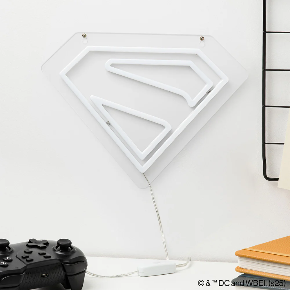 3438-superman-2025-movie-superman-wall-mountable-led-neon-light-4.webp SUPERMAN (2025 Movie) Superman Wall Mountable LED Neon Light