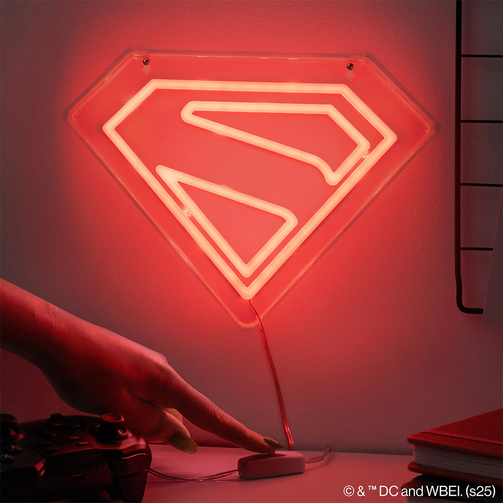 3438-superman-2025-movie-superman-wall-mountable-led-neon-light-7.webp SUPERMAN (2025 Movie) Superman Wall Mountable LED Neon Light