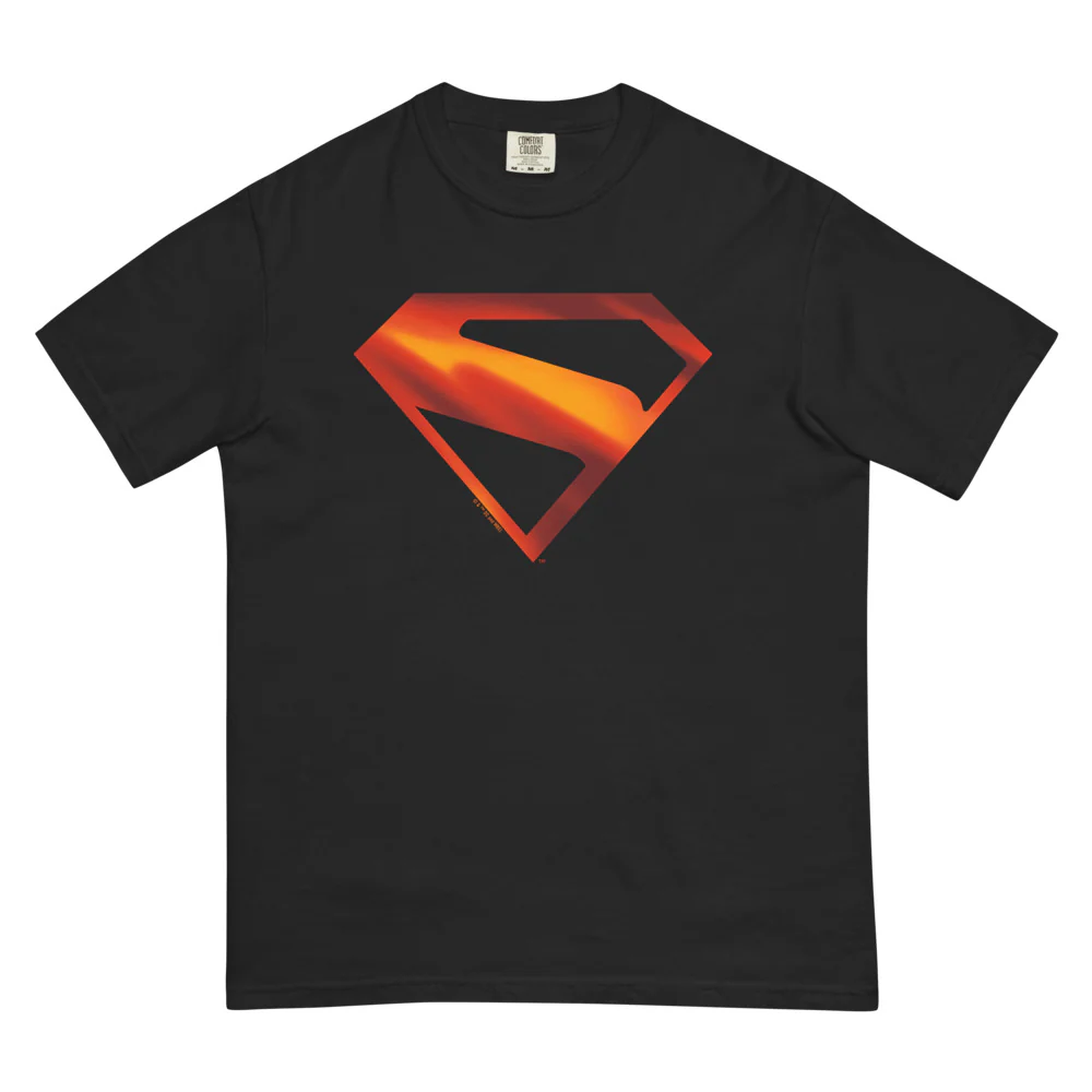 Superman 2025 T-Shirt - Stylized S-Shield Comfort Colors