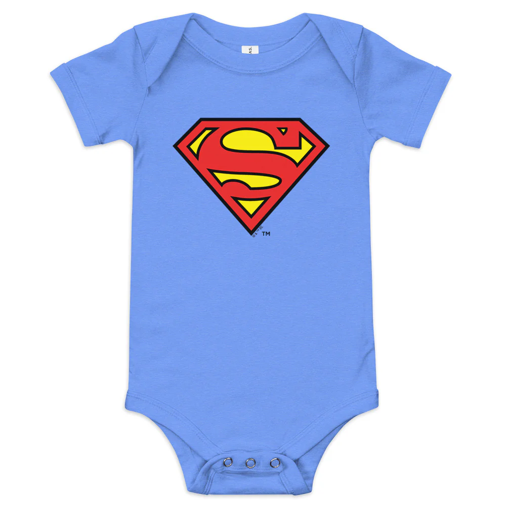 SUPERMAN Logo Baby Bodysuit