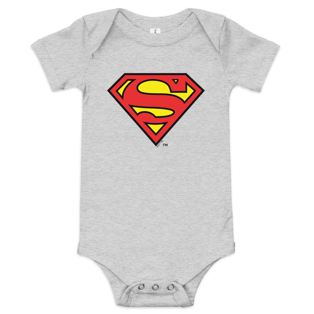 SUPERMAN Logo Baby Bodysuit