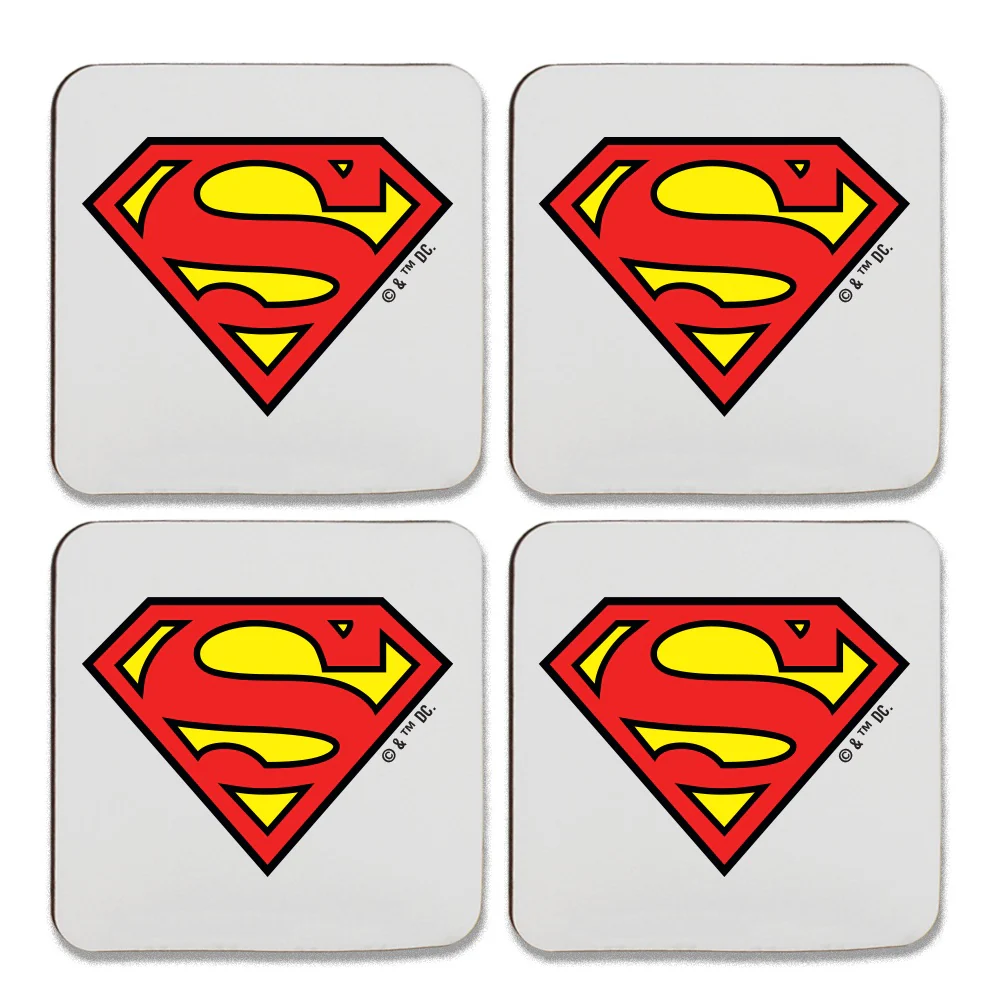 SUPERMAN Logo Coaster Set