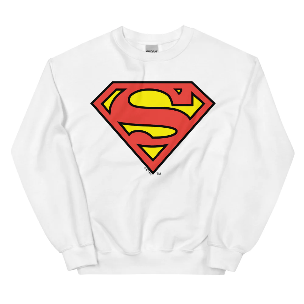 SUPERMAN Logo Crewneck Sweatshirt
