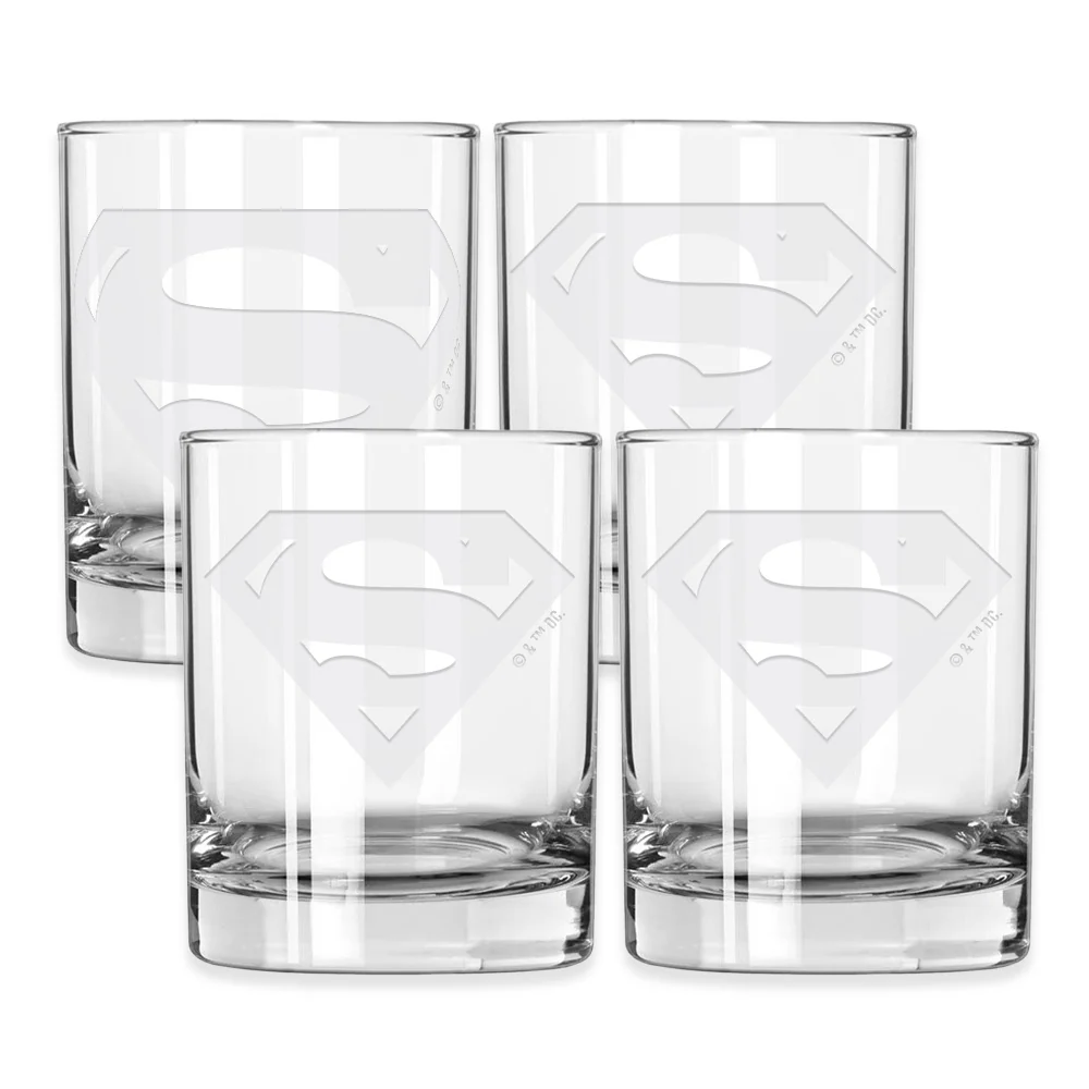 3677-superman-logo-engraved-rocks-glass-set-1.webp SUPERMAN Logo Engraved Rocks Glass Set