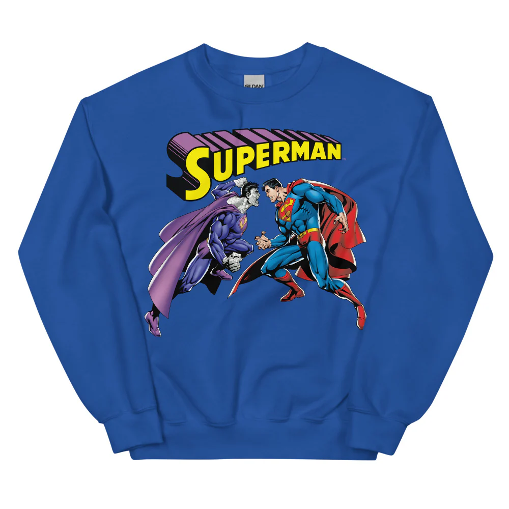 SUPERMAN vs. BIZARRO Crewneck Sweatshirt