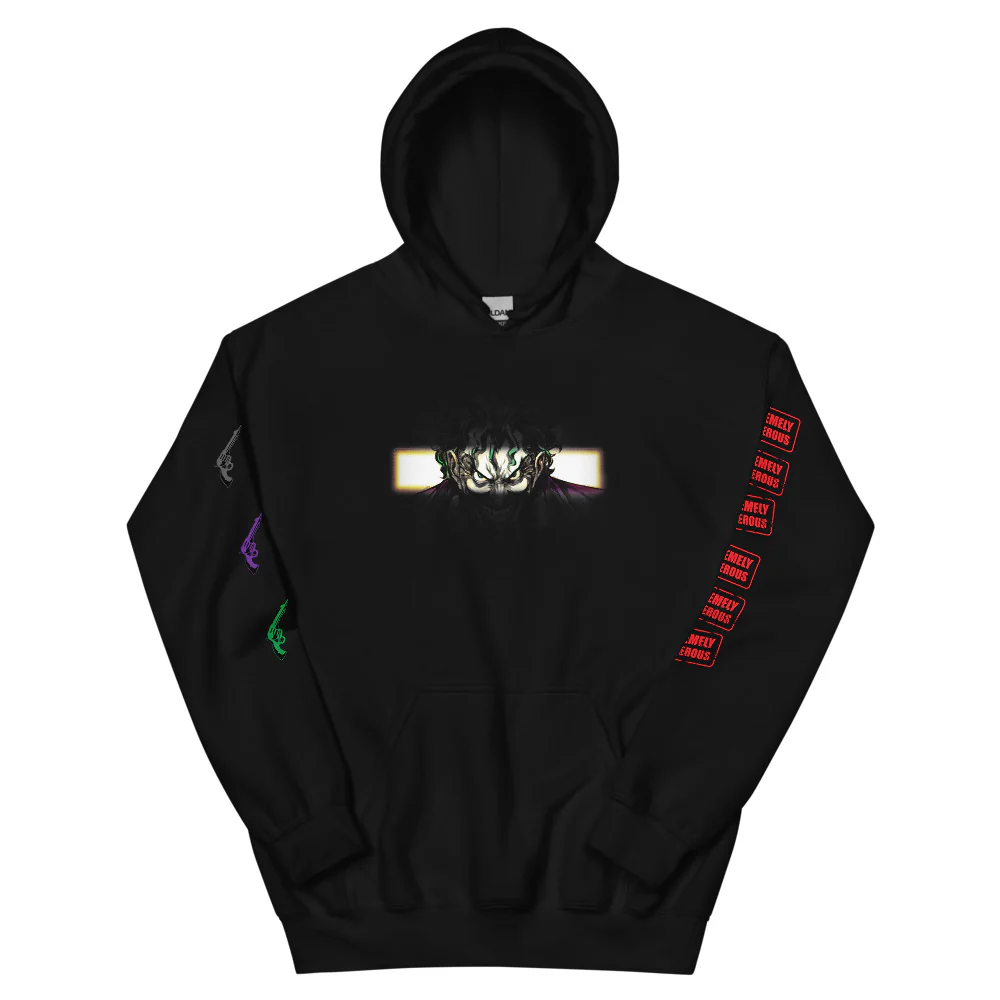 THE JOKER Hoodie "Extremely Dangerous"