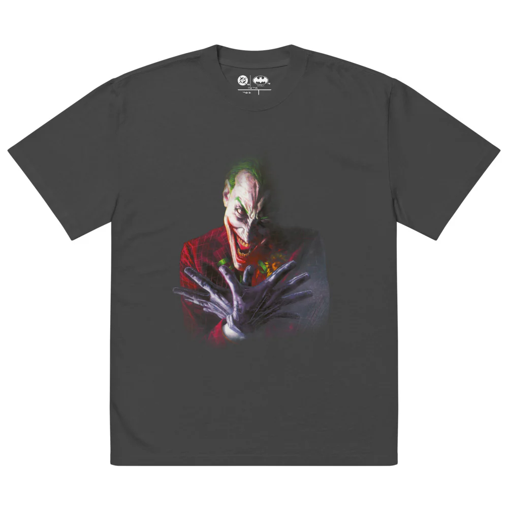 THE JOKER Oversized Faded T-Shirt "Psychopath"