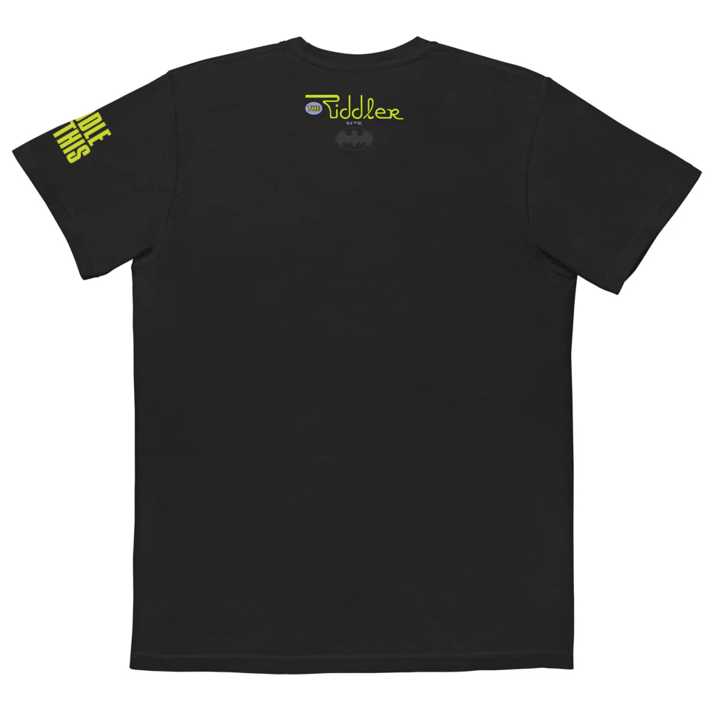 THE RIDDLER Comfort Colors Pocket T-Shirt "Riddle Me This"