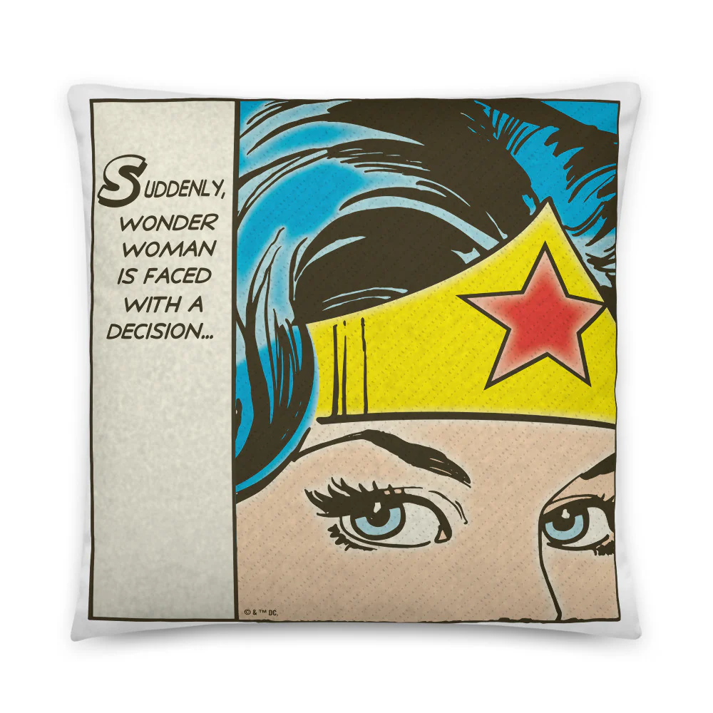WONDER WOMAN Editorial Pillow