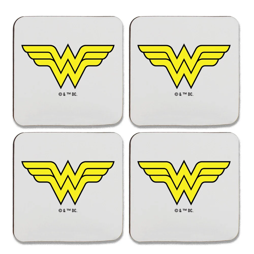 WONDER WOMAN Logo Coaster Set