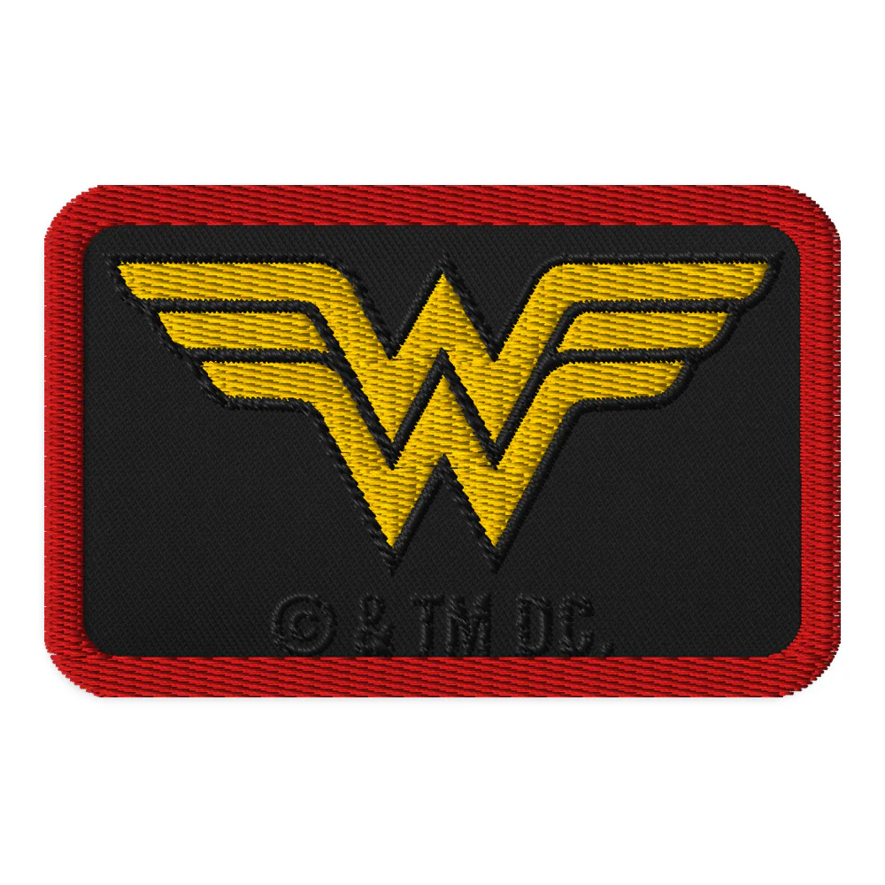 WONDER WOMAN Logo Embroidered Patch