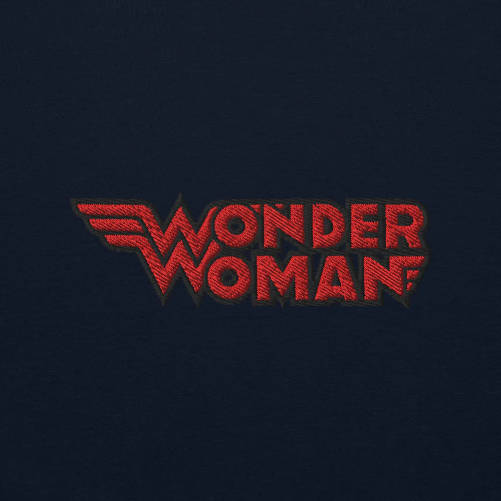 WONDER WOMAN She's Back Embroidered Sweatshirt