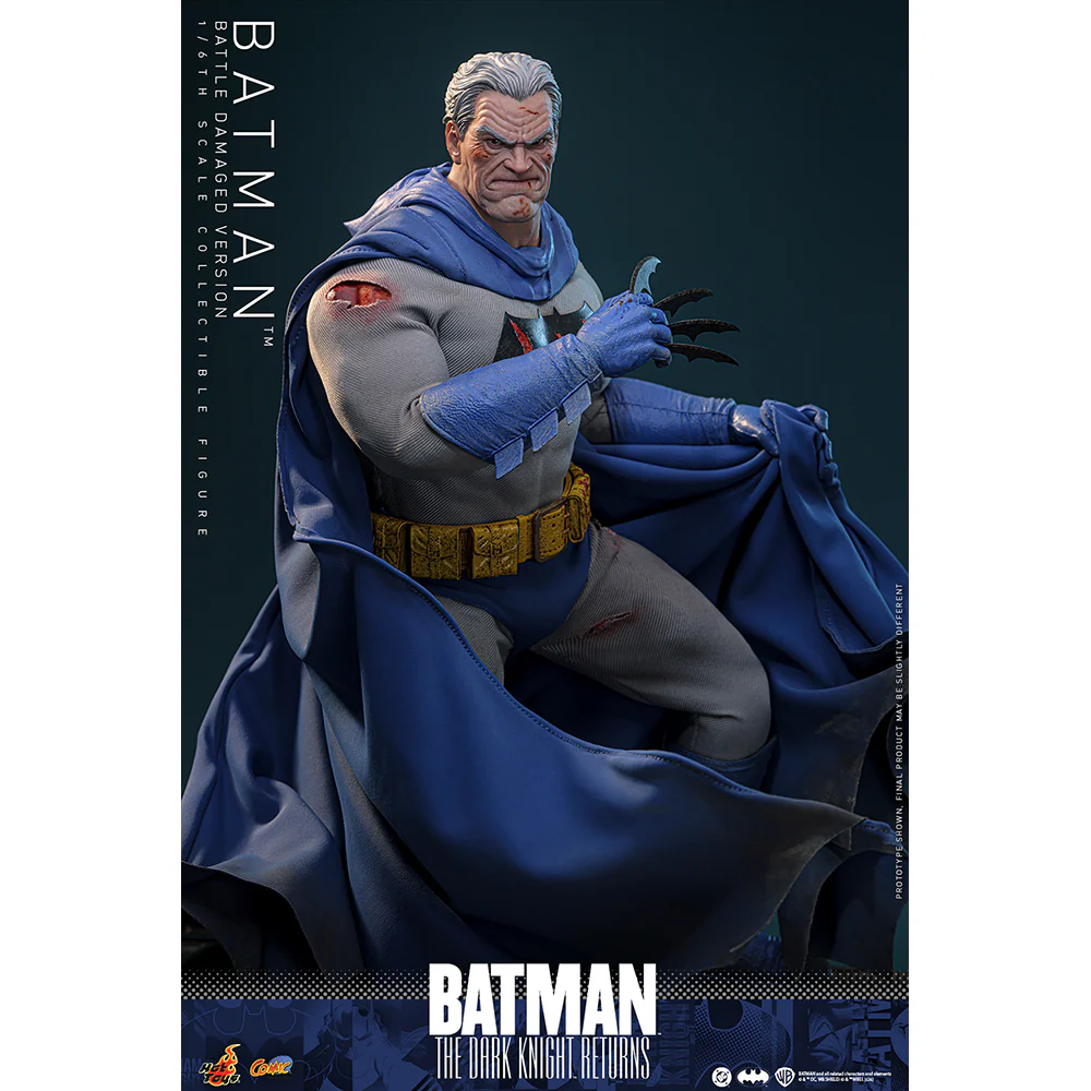 BATMAN: THE DARK KNIGHT RETURNS Batman (Battle Damaged Version) Sixth Scale Figure by Hot Toys