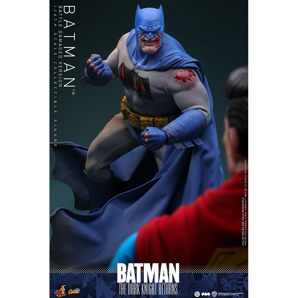 BATMAN: THE DARK KNIGHT RETURNS Batman (Battle Damaged Version) Sixth Scale Figure by Hot Toys