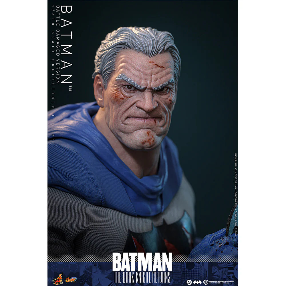 BATMAN: THE DARK KNIGHT RETURNS Batman (Battle Damaged Version) Sixth Scale Figure by Hot Toys