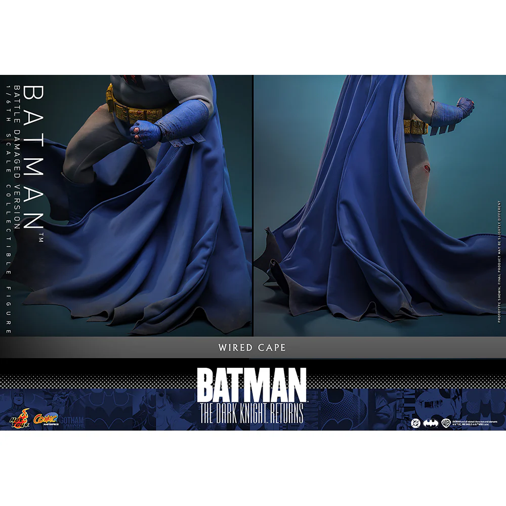 BATMAN: THE DARK KNIGHT RETURNS Batman (Battle Damaged Version) Sixth Scale Figure by Hot Toys