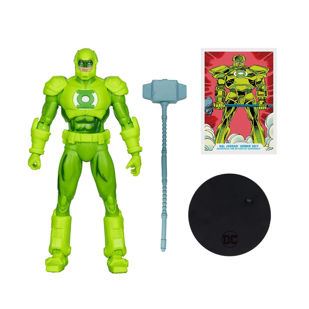 GREEN LANTERN (The Return of Superman) McFarlane Toys DC Multiverse Hal Jordan Armor Suit Action Figure