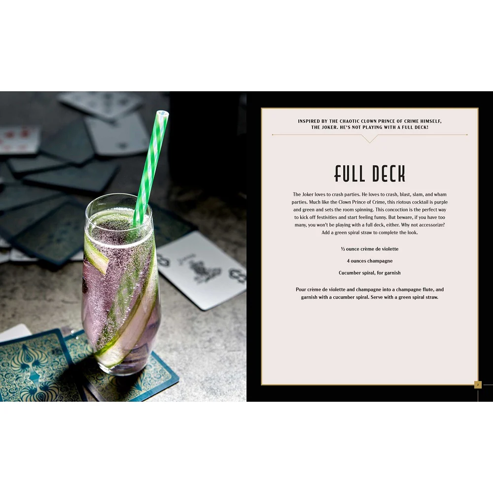 Gotham City Cocktails: Official Handcrafted Food & Drinks from the World of Batman