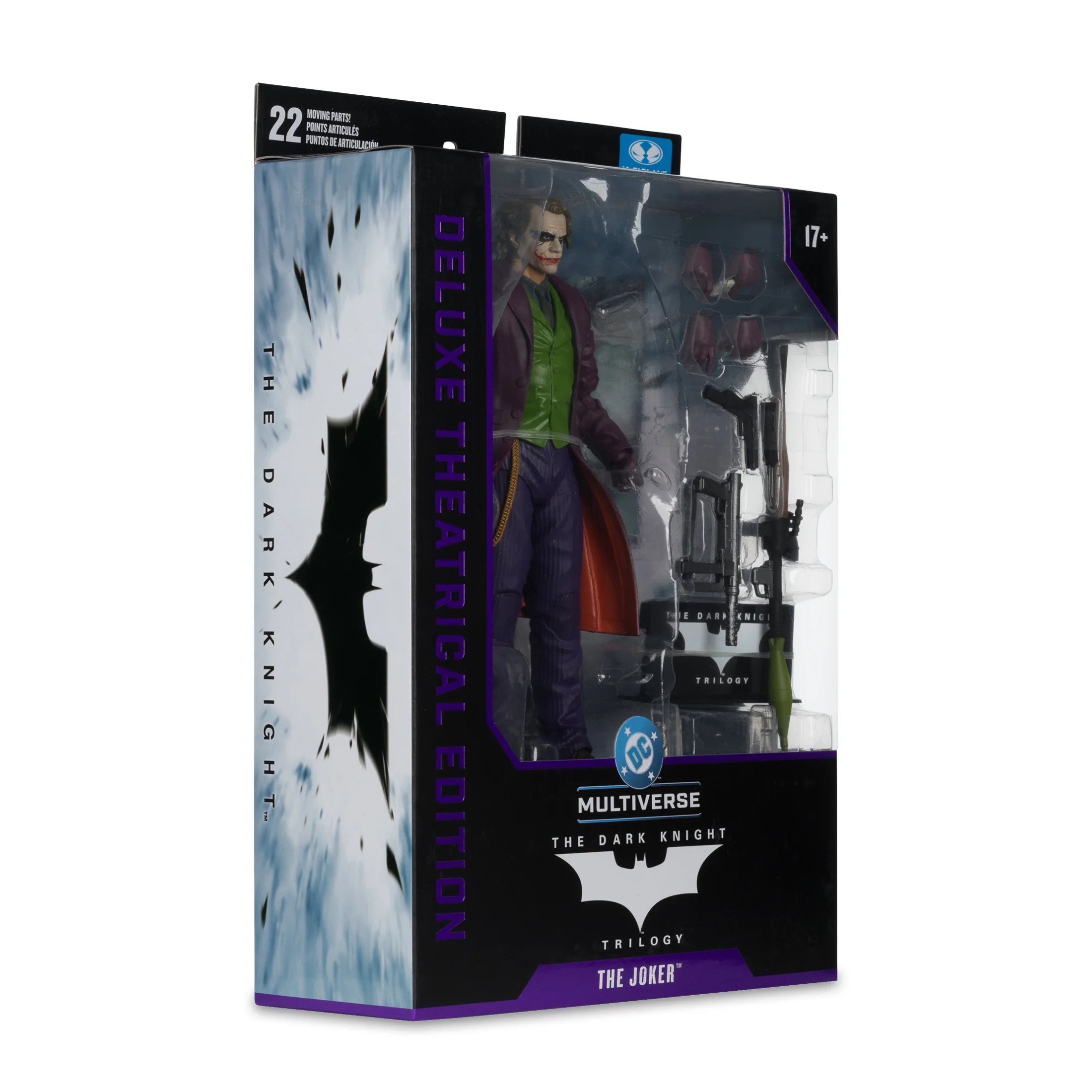 THE DARK KNIGHT McFarlane Toys DC Multiverse Deluxe Theatrical Edition The Joker Action Figure