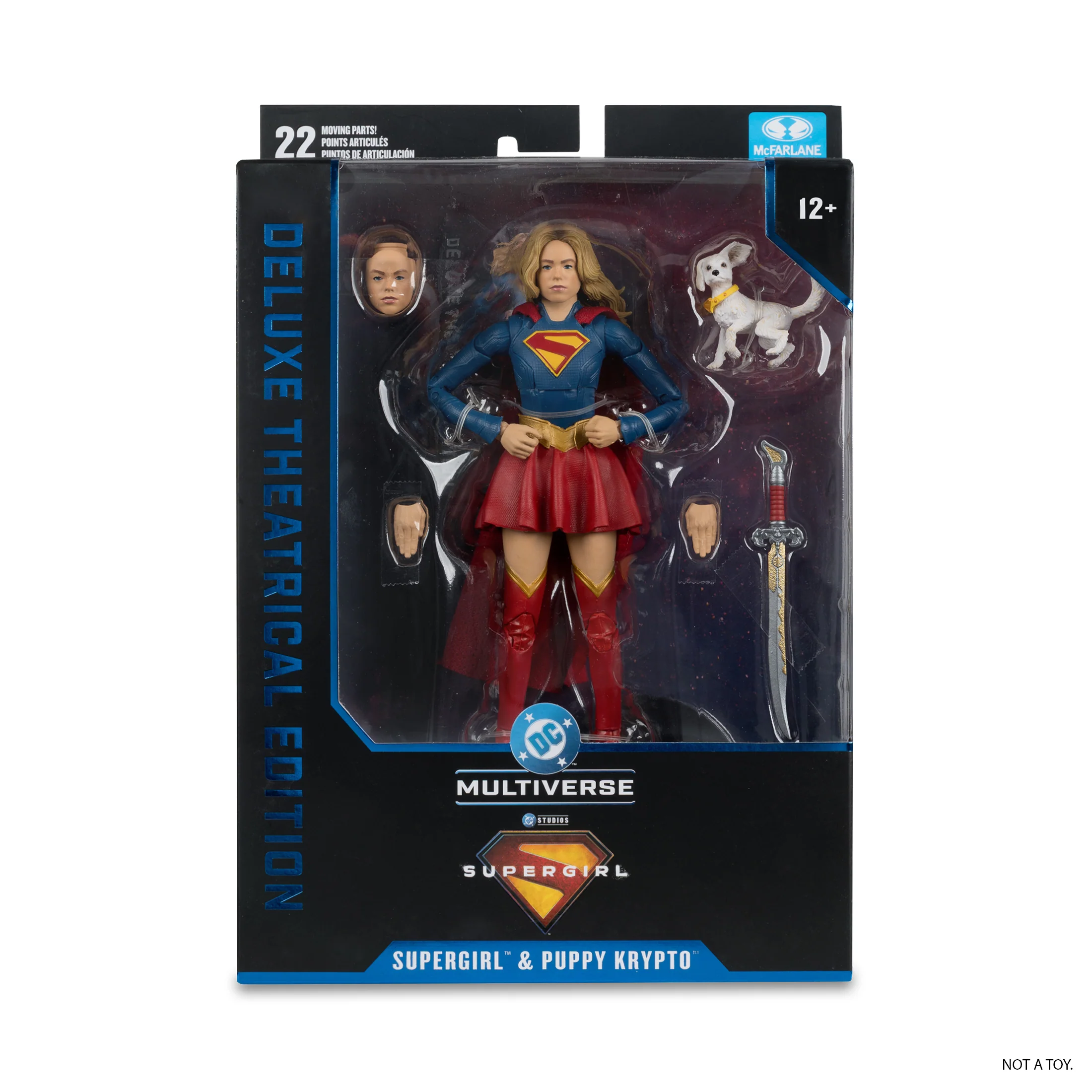 SUPERGIRL (2026 Movie) McFarlane Toys DC Multiverse Deluxe Theatrical Edition Supergirl & Puppy Krypto Action Figure
