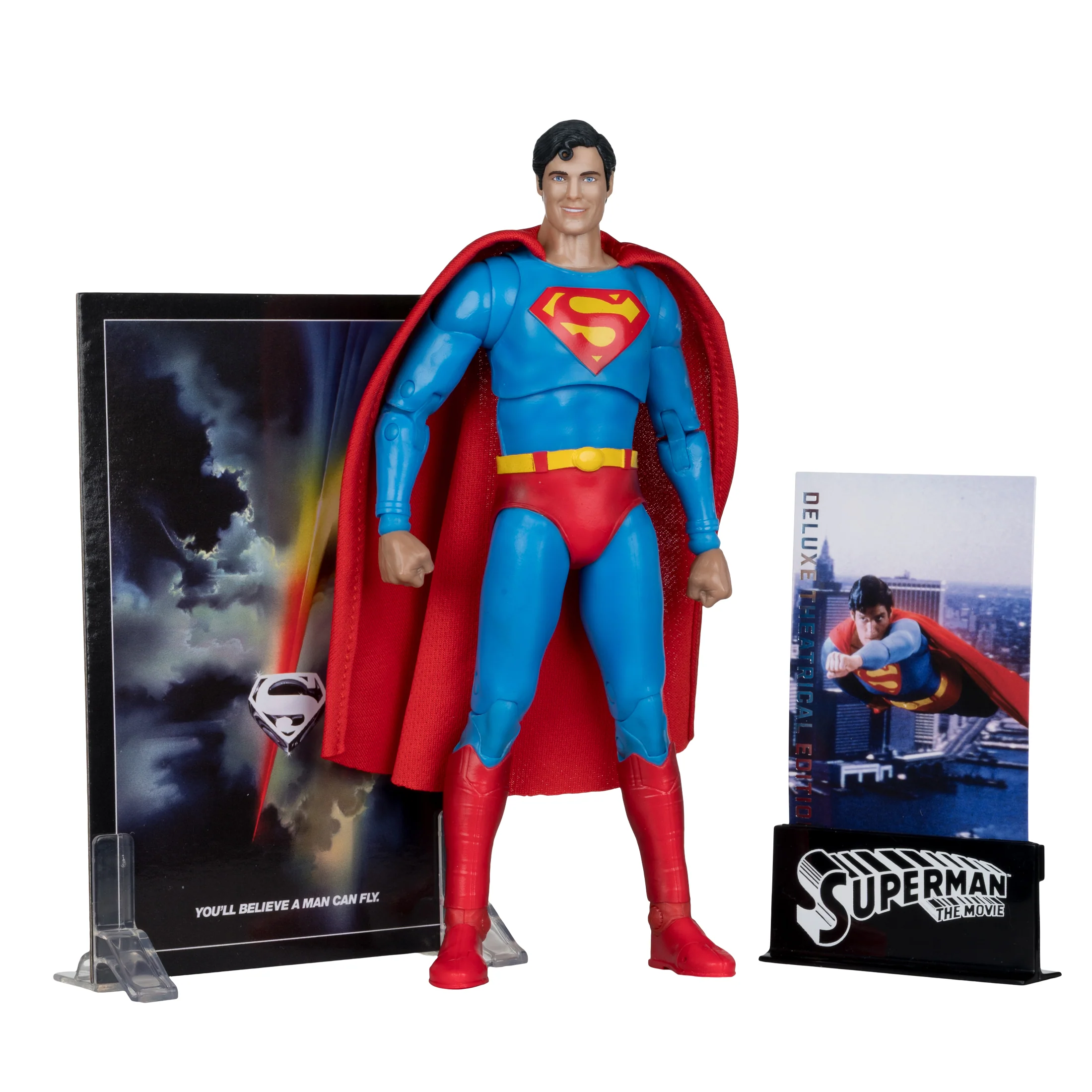 SUPERMAN: THE MOVIE (1978) McFarlane Toys DC Multiverse Deluxe Theatrical Edition Superman Action Figure