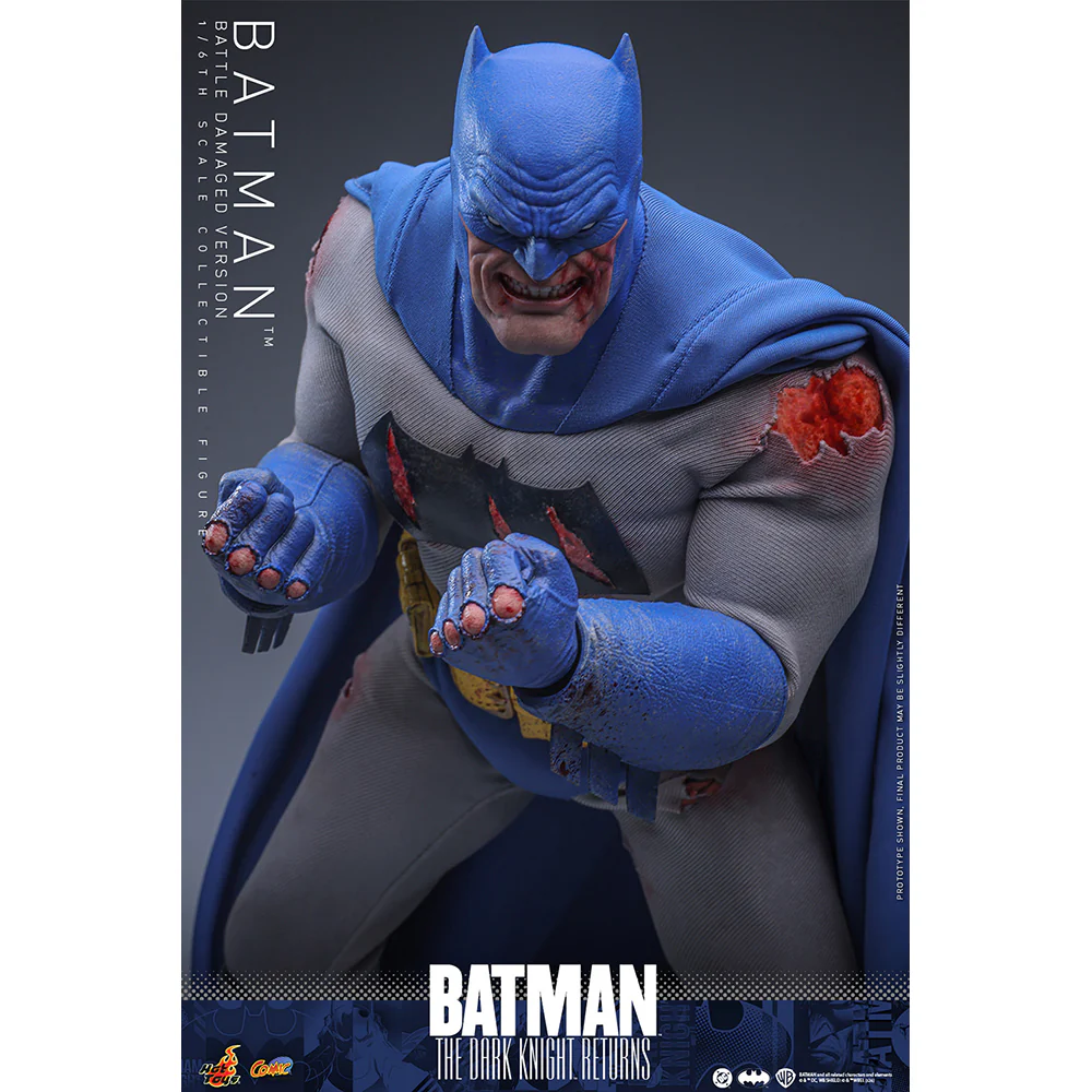 BATMAN: THE DARK KNIGHT RETURNS Batman (Battle Damaged Version) Sixth Scale Figure by Hot Toys
